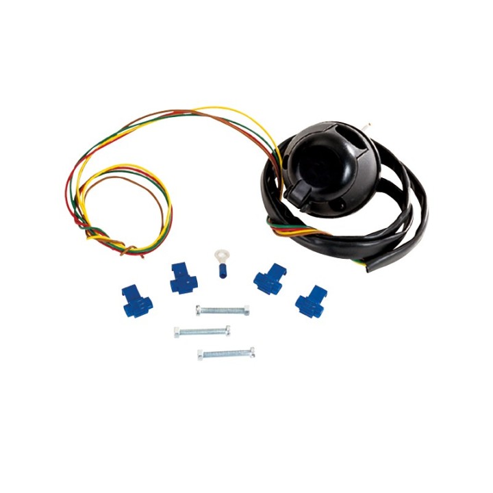 Faisceau Alimentation Remorque Socle Plastique + Anti-Brouillard - 7 plots