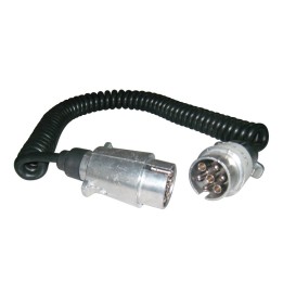 Rallonge Spirale 7 conducteurs - 3M50 (fiche metal)