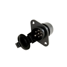 Socle 24V a Vis - Plastique - Serie N - Prises poids-lourds