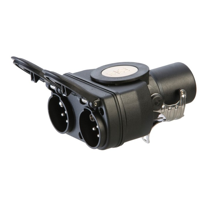 Adaptateur 15/7 - Broches 24V - Prises poids-lourds