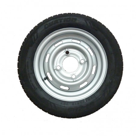 Roue Remorque 155/70X13 - 4TR130 - Jante Positive 20 mm