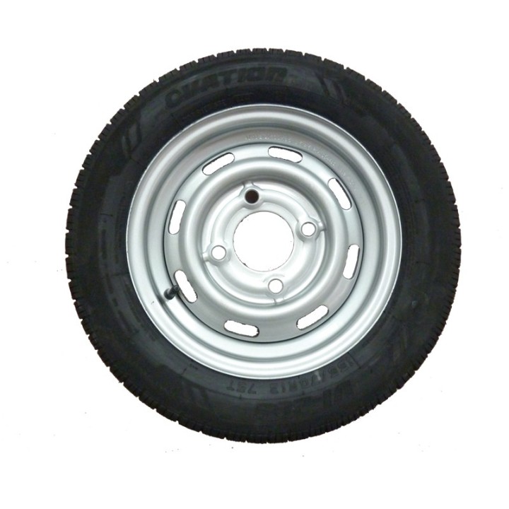 Roue Remorque 155/70X13 - 4TR130 - Déport Jante +20mm, 387kg