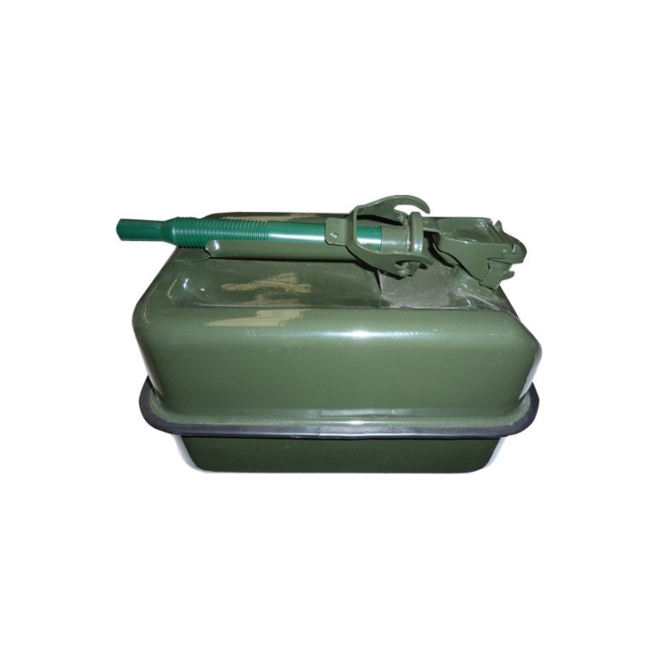 Jerrican Plat Metal + Bec Verseur - 10 L - Jerricans et accessoires