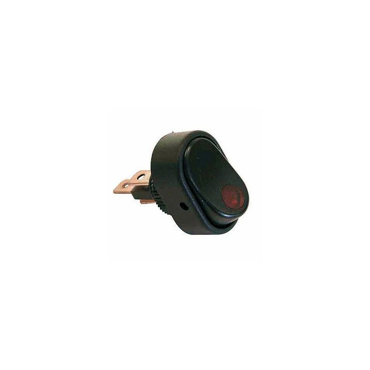 Interrupteur a Bascule LED Rouge - Interrupteurs et voyants lumineux