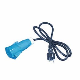 Rallonge P17 -  1,50M 3X2,5 mm² - Prises P17