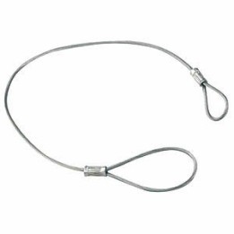 Câble de Rupture pour Remorque - Longueur 600 mm, Boucle Rotule 50 mm