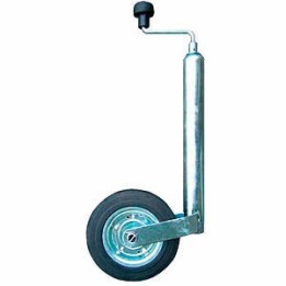 Roue jockey 48 mm - Galet acier pour remorque - 160 kg