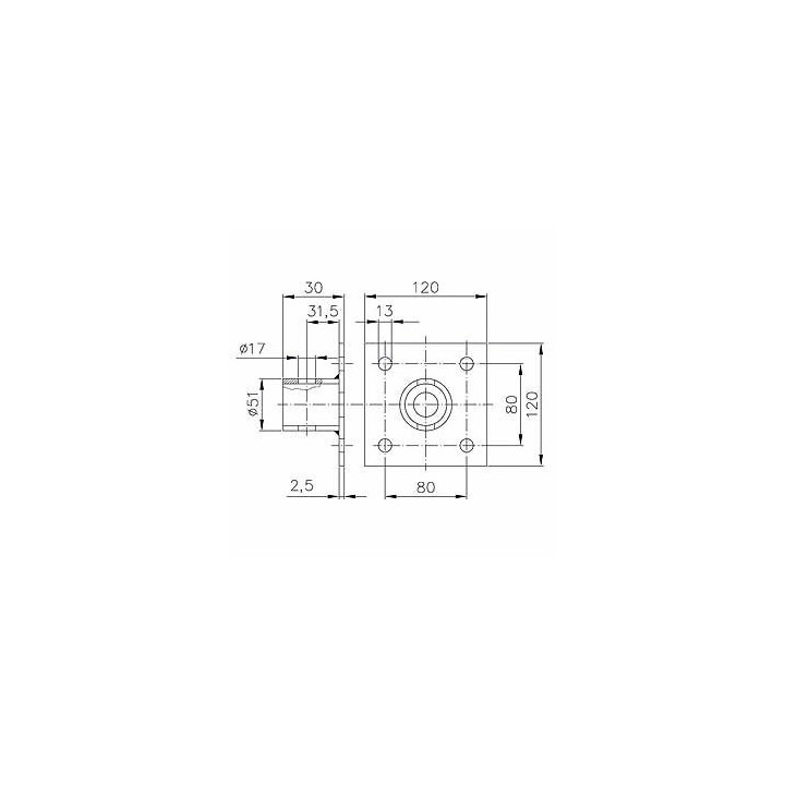 Adaptateur Bequille - Béquilles et Vérins