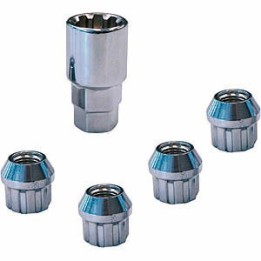 Ecrous Antivol M12x1,5 - Conique (par 4) - Visserie Roue