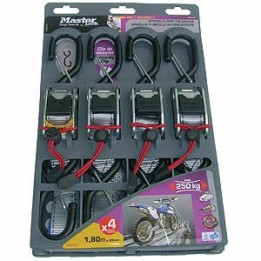 Sangles pour Moto Renforcées (par 4) - Sangles