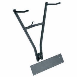 Porte Velo sur Attelage + Support Plaque - Porte-Velos
