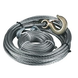 Câble de Treuil 900KG - 10 M - Câbles acier