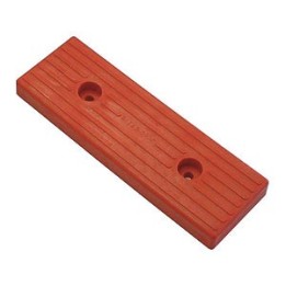 Patin Rouge Remorque Nautique - 300x100x26 mm - Protection Bateau