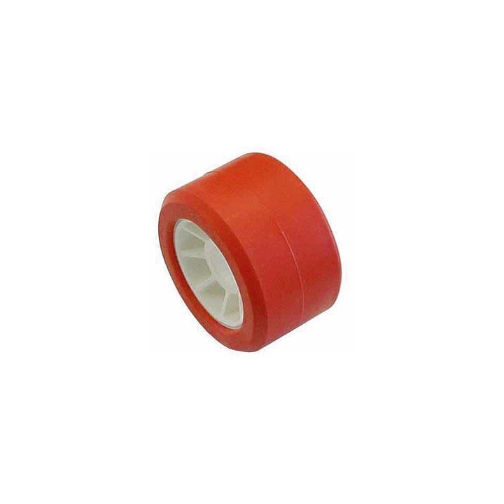 Galet Rouge pour Remorque Nautique – 100x50 mm – Diamètre 21,5 mm – Accessoire Mecanorem