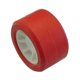 Galet Rouge 120x75 - Alésage 21 mm pour Remorque Nautique