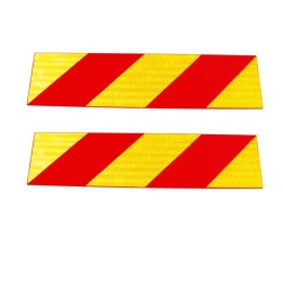 Plaques Réfléchissantes Poids Lourd RF E9 - Lot de 2 - 565 x 140 mm