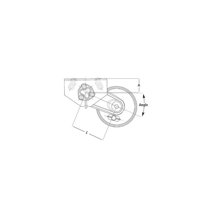 2 demi essieux Remorque à Souder 750KG 4TR130 - Essieux Freinés