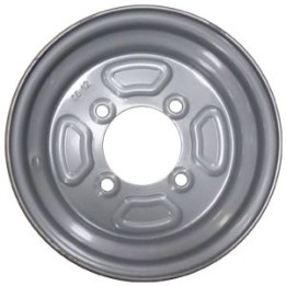 Jante remorque 350x10 - 4TR115 - Déport 0 mm, compatibilité optimale avec moyeu de 85 mm et goujons de 12 mm.