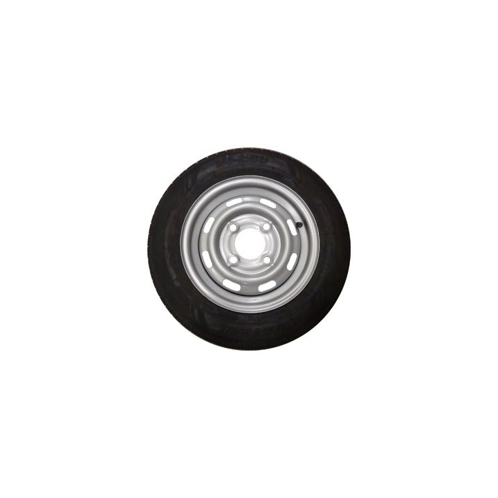 Roue Remorque 145/80x13 - 4TR130 - Charge 425 kg - Jante 13 pouces