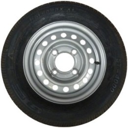 Roue Remorque 155/80x13 - 4TR130, 13 pouces, entraxe 130 mm