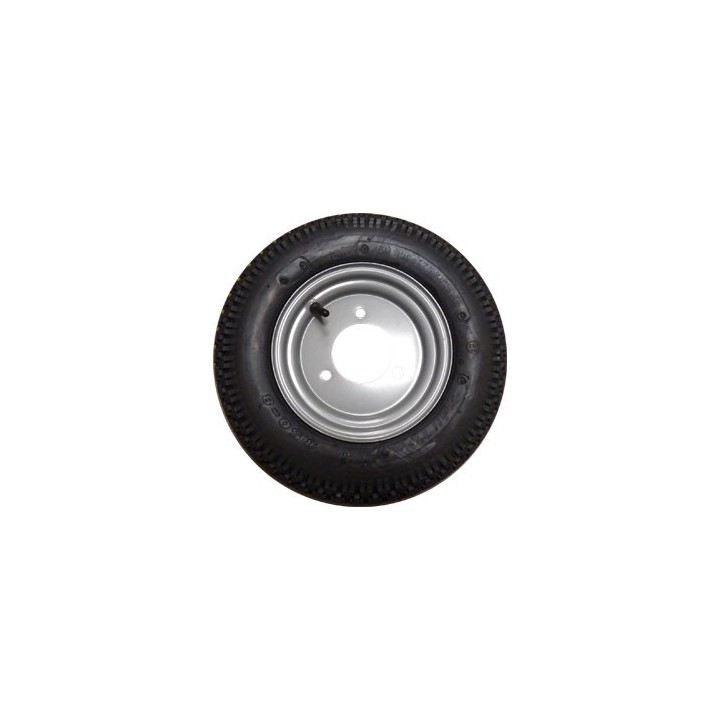 Roue Remorque 350X8 - 3TR95 - 8 pouces / 3 trous - Déport 0