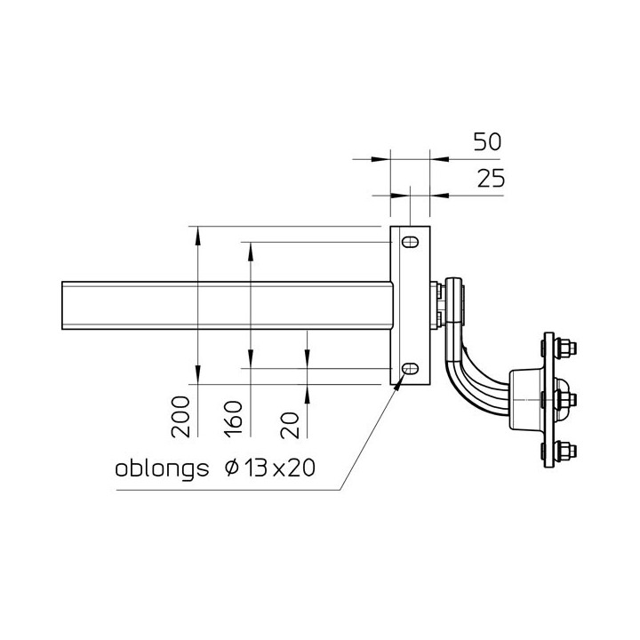 2 Demi Essieux Remorque à Souder 750 KG - 4TR 130 - Roulements Cartouche