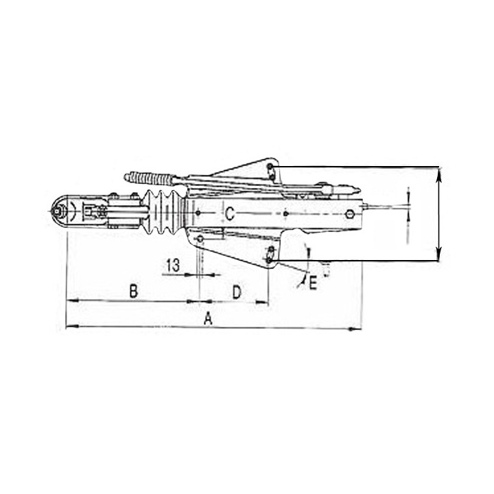 TETE D'ATTELAGE FREINEE 90S/3 700-1000KG