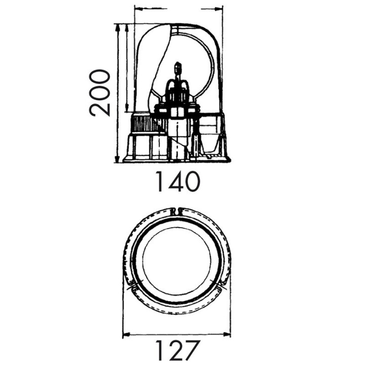 Gyrophare 12V ASTRAL – Magnetique