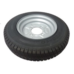 Roue Remorque 400X10 - 4TR115 - 272 kg - Jante 270 mm - Déport 0