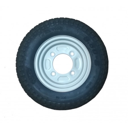Roue Remorque 350X8 - 4 trous 115 mm - Déport 0