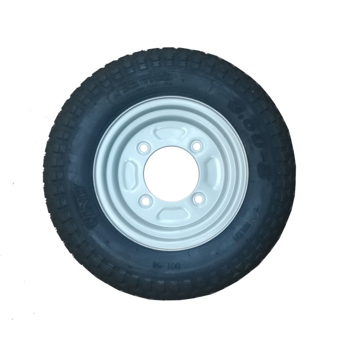 Roue Remorque 350X8 - 4TR115 - Déport 0 - Livrée montée et gonflée