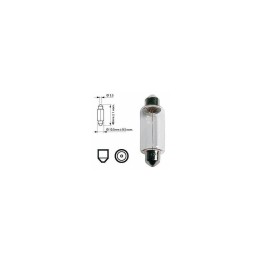 Ampoule navette SV 8,5 - 18W - 8/12V - Pack de 10 pour voitures et remorque