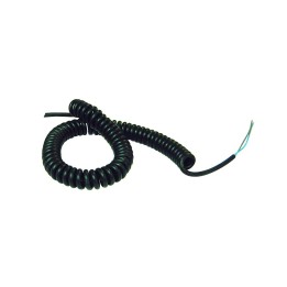 Cordon spirale nu 4 x 0.5 mm² PVC - Extension 2,3 m