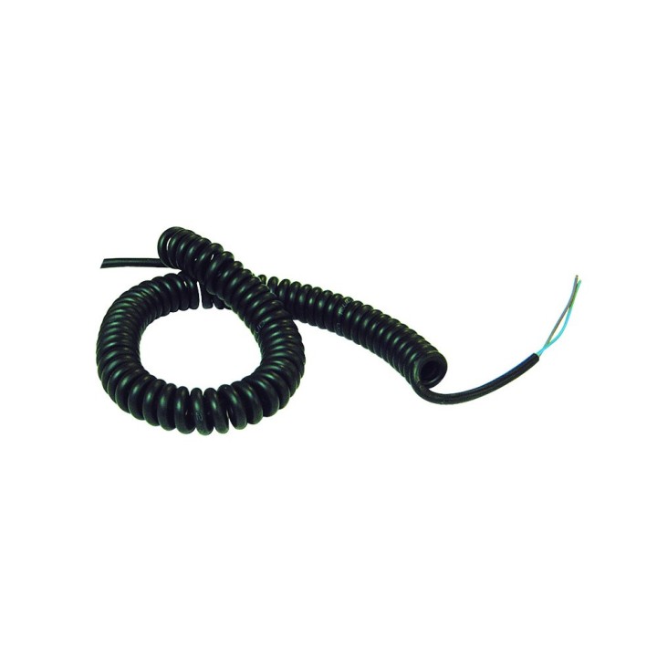 Cordon spirale nu 4 x 0.5 mm² PVC - Extension 2,3 m