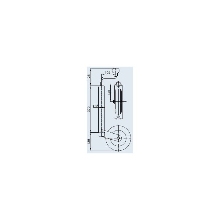 ROUE JOCKEY D48