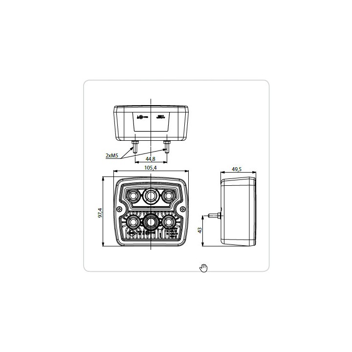 LANTERNE LED D/G