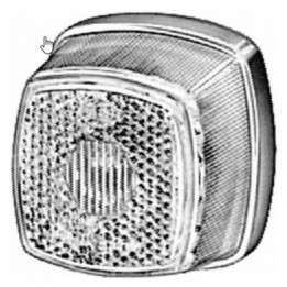 CABOCHON BLANC POUR FEU 2203