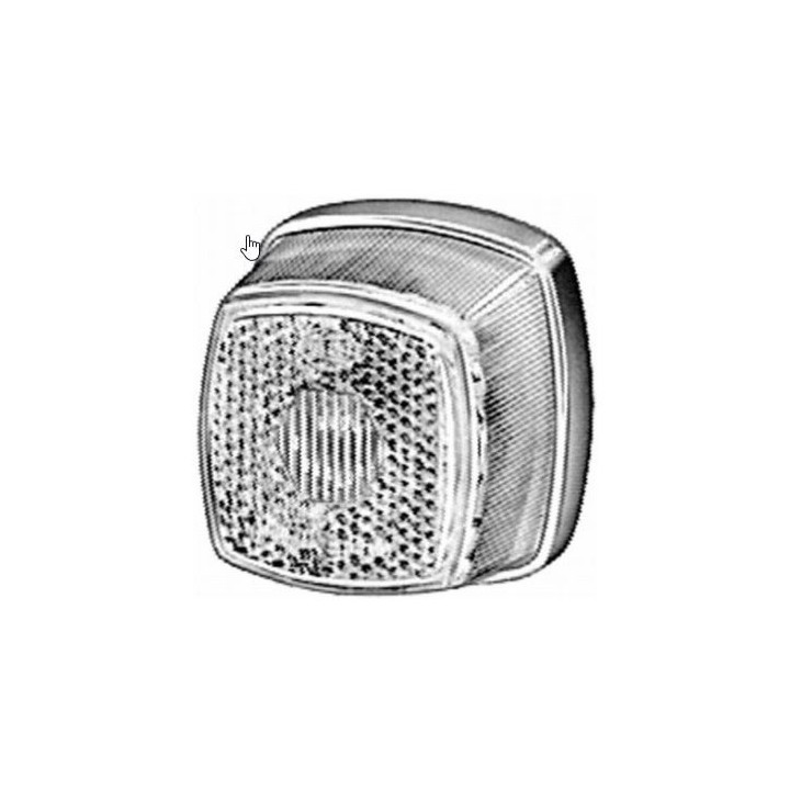 CABOCHON BLANC POUR FEU 2203