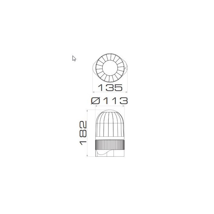 GYROPHARE MICROROT 2M MAGNETIQUE FICHE ALLUME CIGARE