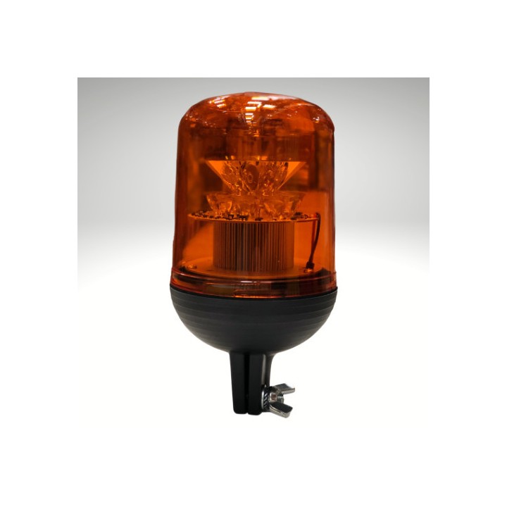 Gyrophare RIGATO tige rigide orange 12/24 V
