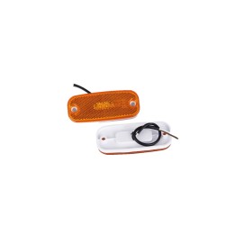 Feu de Position LED Orange 12V - Signalisation Latérale - Montage Facile