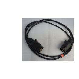 Rallonge en plastique mâle/mâle 2,50 m - 7 x 1 mm²