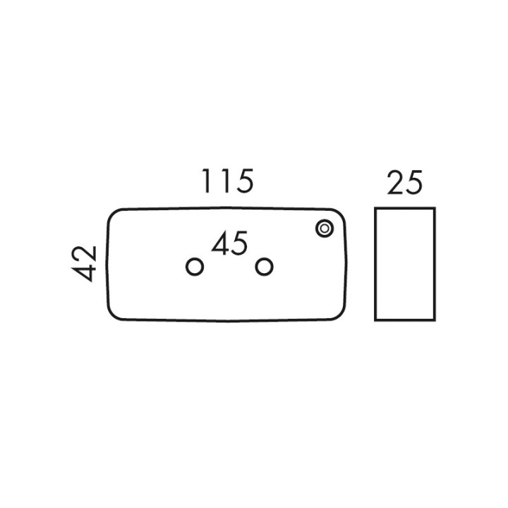 Feu de Position Latéral 12V CEA - Catadioptre - Maxter Accessoires