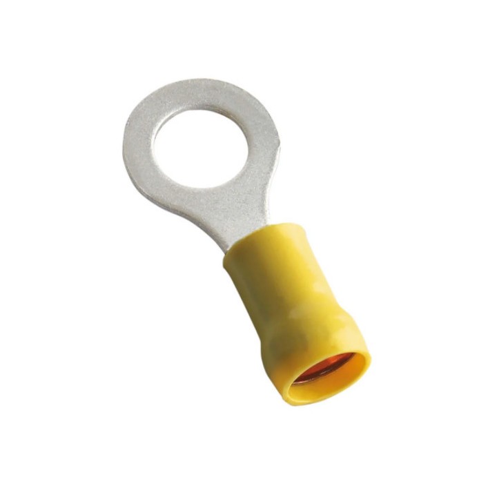 Boîte de 100 Cosses à oeil jaune 8mm