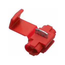 Cosses connecteurs rapide rouge 0,5 à 1,5 mm² - blister par 5