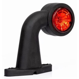 Feu de gabarit coudé à LED, avec câble 2×0,75 mm².