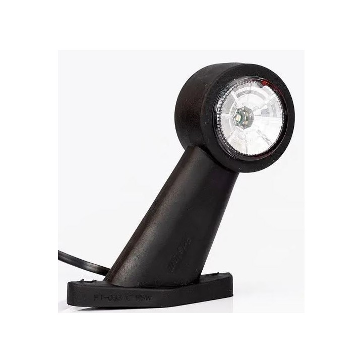 PAck de 2 feux de gabarit LED 12 24V Rouge Blanc - BRAS INCLINE COURT
