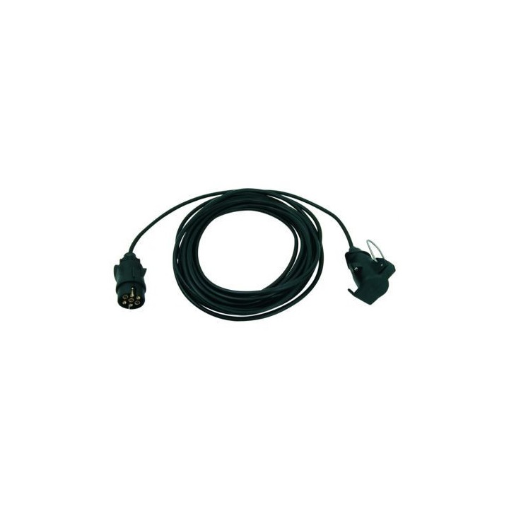 Rallonge 2,50 m - 7 x 1 mm² avec fiches mâle / prolongation femelle plastique