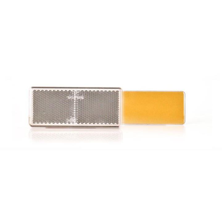 CATADIOPTRE ADHESIF RECTANGLE ORANGE