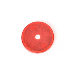 CATADIOPTRE ADHESIF ROND ROUGE 61MM